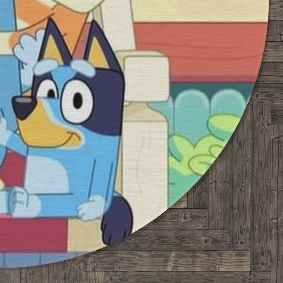 BlueyDad Round Floor Pad