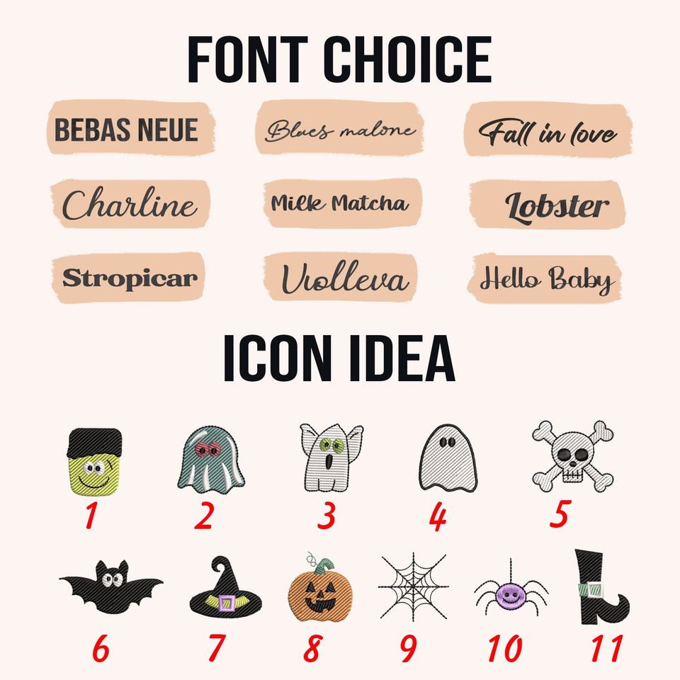 Mouse Cartoon Halloween Embroidered Sweatshirt, Pumpkin Mouse Cartoon Embroidered