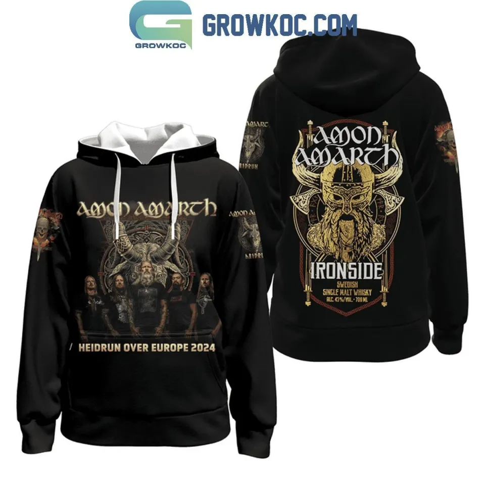 Amon Amarth Heidrum Over Europe 2024 T-Shirt