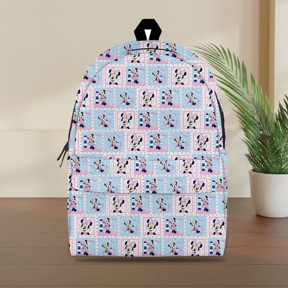 Minnie Mouse Backpack, Disney Mouse Backpack, Travel Bag, Back To School, Kid Adult Bag