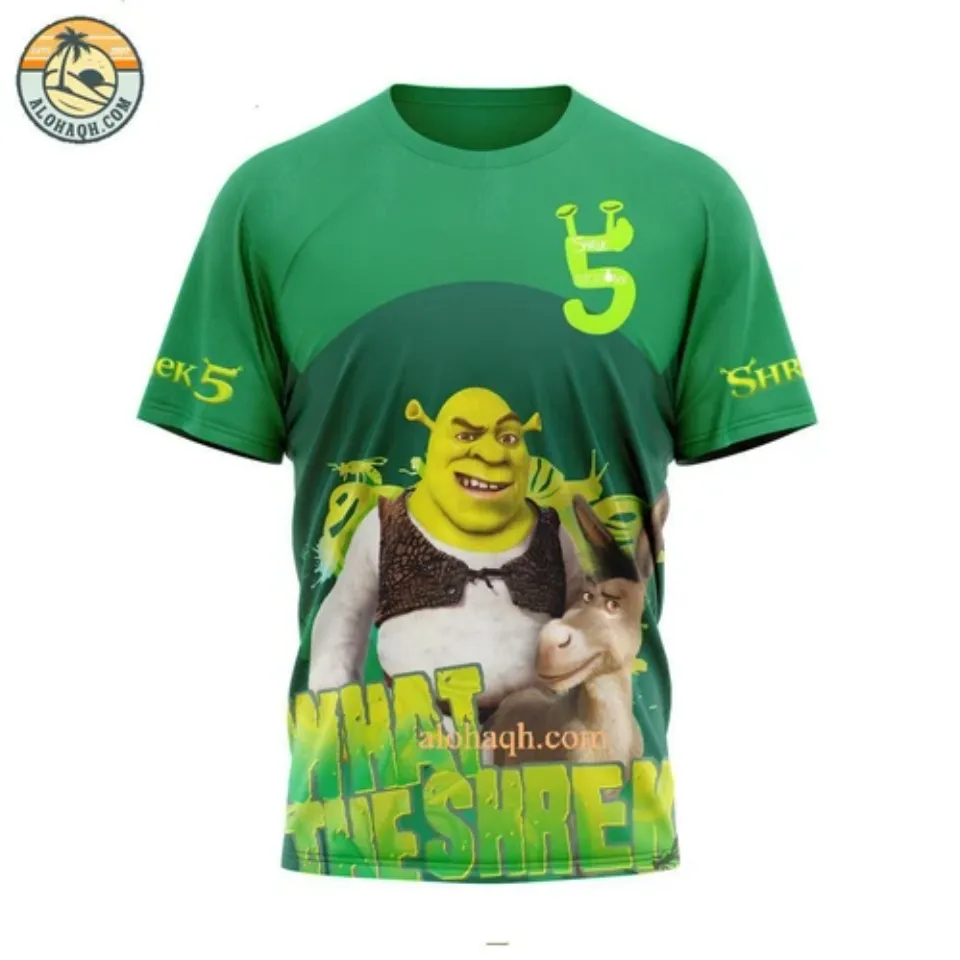 Shrek 5 It’s Not Ogre Yet 3D T-Shirt