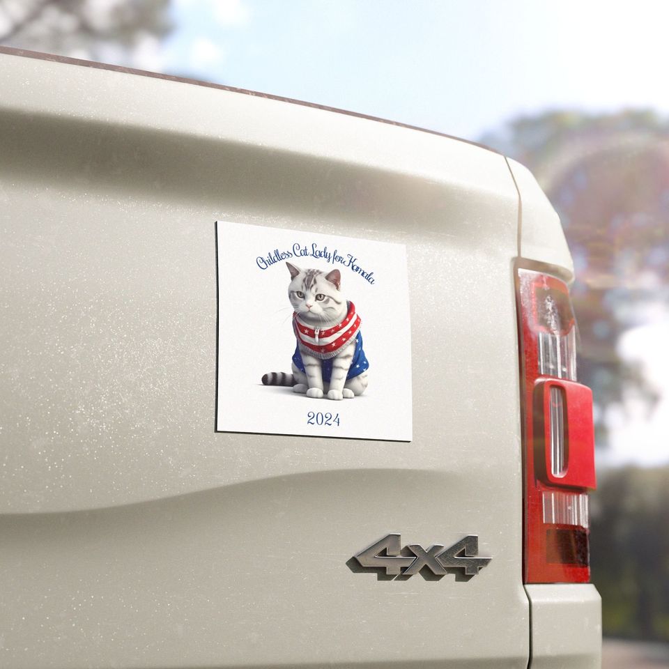 Childless Cat Lady for Kamala, Harris for President 2024