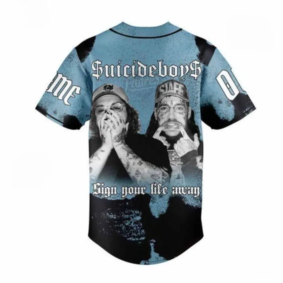 Suicideboys Grey Day Custom Baseball Jersey Style