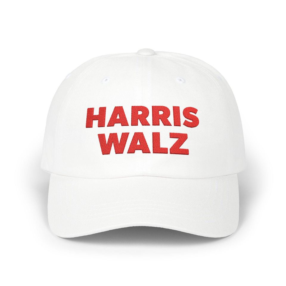 Harris Walz Camo Hat - Kamala Harris for President Embroidered Cap