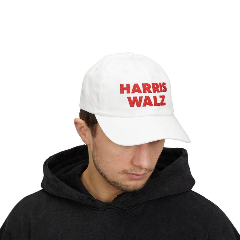 Harris Walz Camo Hat - Kamala Harris for President Embroidered Cap