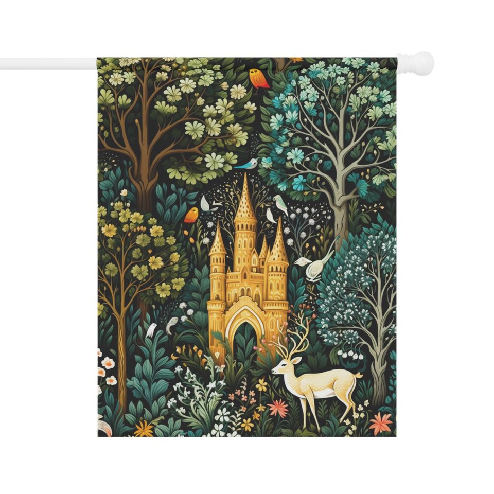 Nature Flag, House cottagecore flag, Enchanted forest, forestcore