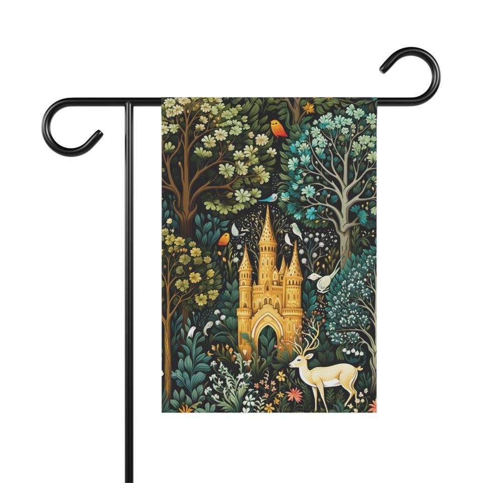 Nature Flag, House cottagecore flag, Enchanted forest, forestcore