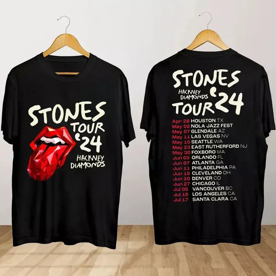 The Rolling Stones Hackney Diamonds Tour 2024 T Shirt
