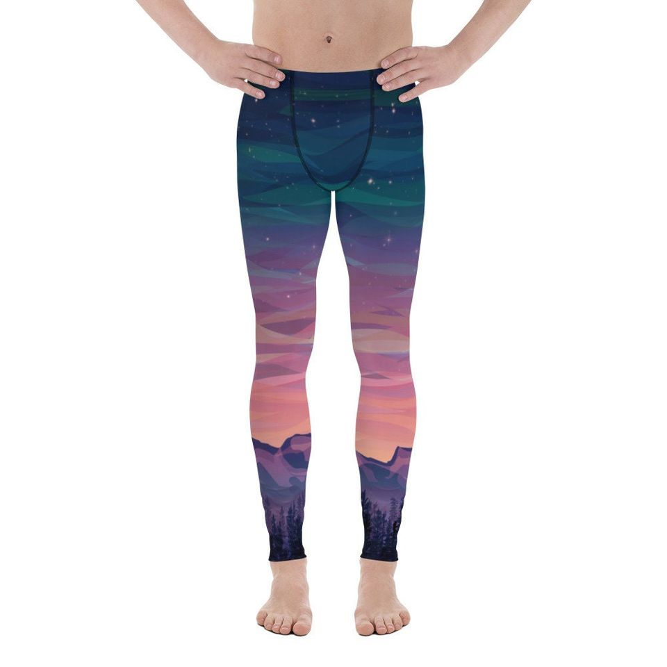 Mountain Sunset Men's Leggings