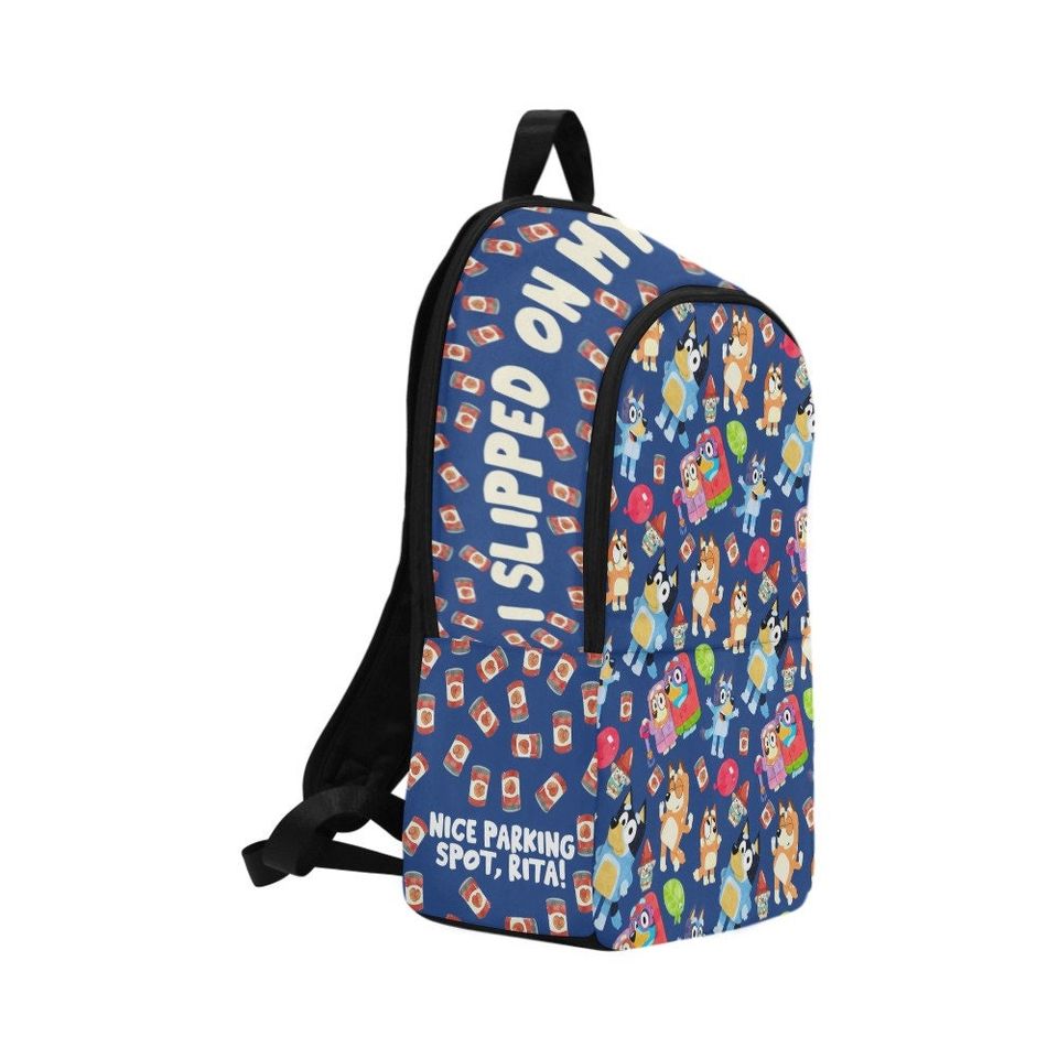 BlueyDad Personalized Backpack - All-Over Print Casual Backpack - Personalized - Name - School Bag