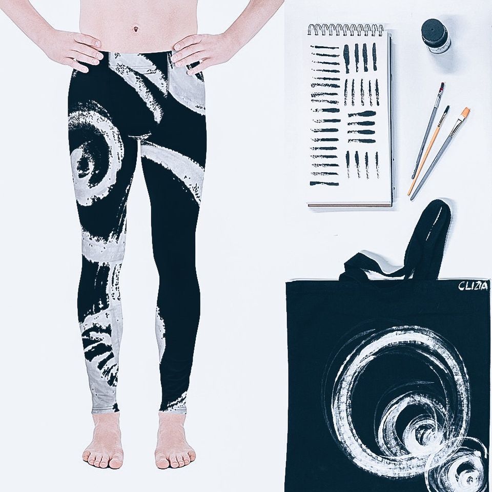 Men's Leggings - Men's pants - Premium Active Buttery Soft Workout pants - Athletic