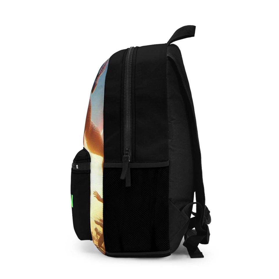 Personalized god zilla Backpack | Custom Name Hero Bookbag | Back to School Bookbag for Boys | Boys Backpack | Superhero Name Backpack