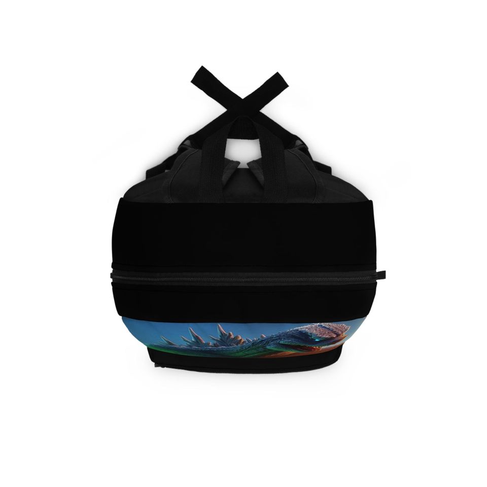 Personalized god zilla Backpack | Custom Name Hero Bookbag | Back to School Bookbag for Boys | Boys Backpack | Superhero Name Backpack