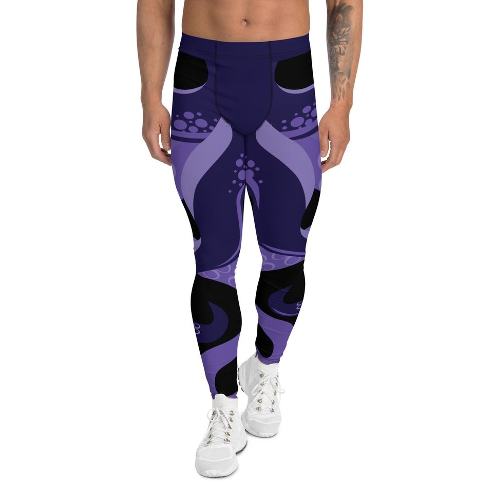 Villainous Sea Witch Running Costume Men's Leggings