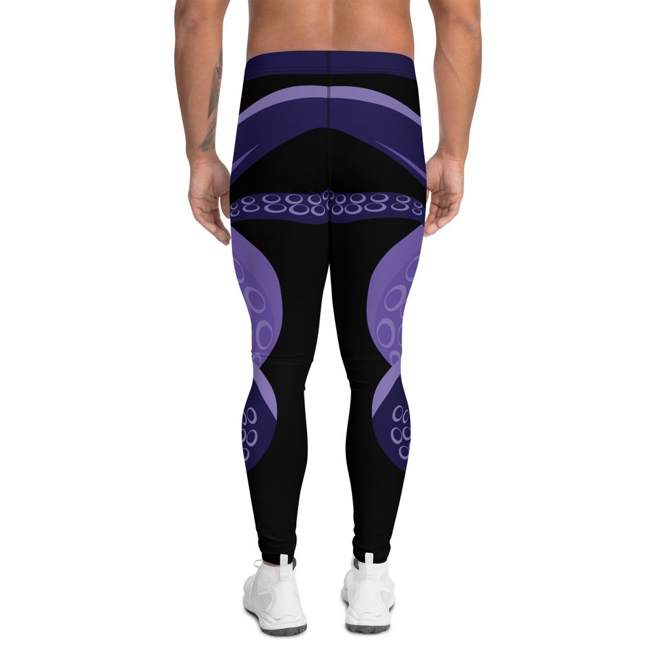 Villainous Sea Witch Running Costume Men's Leggings