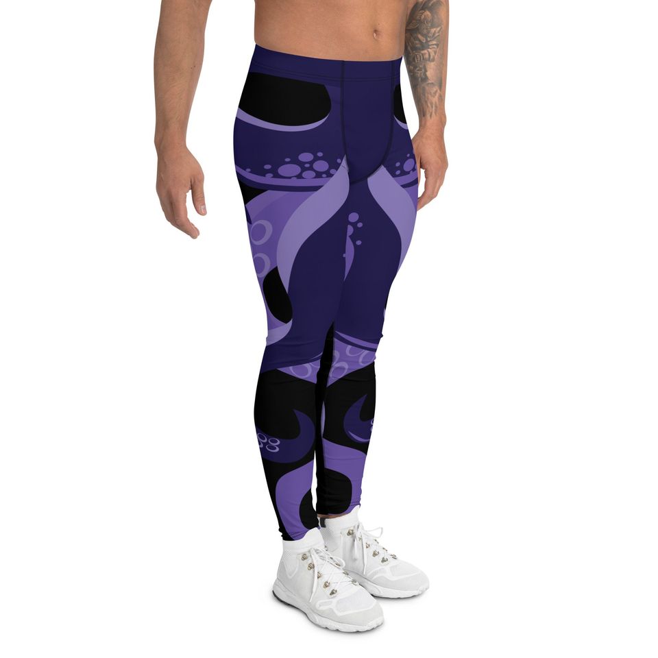 Villainous Sea Witch Running Costume Men's Leggings