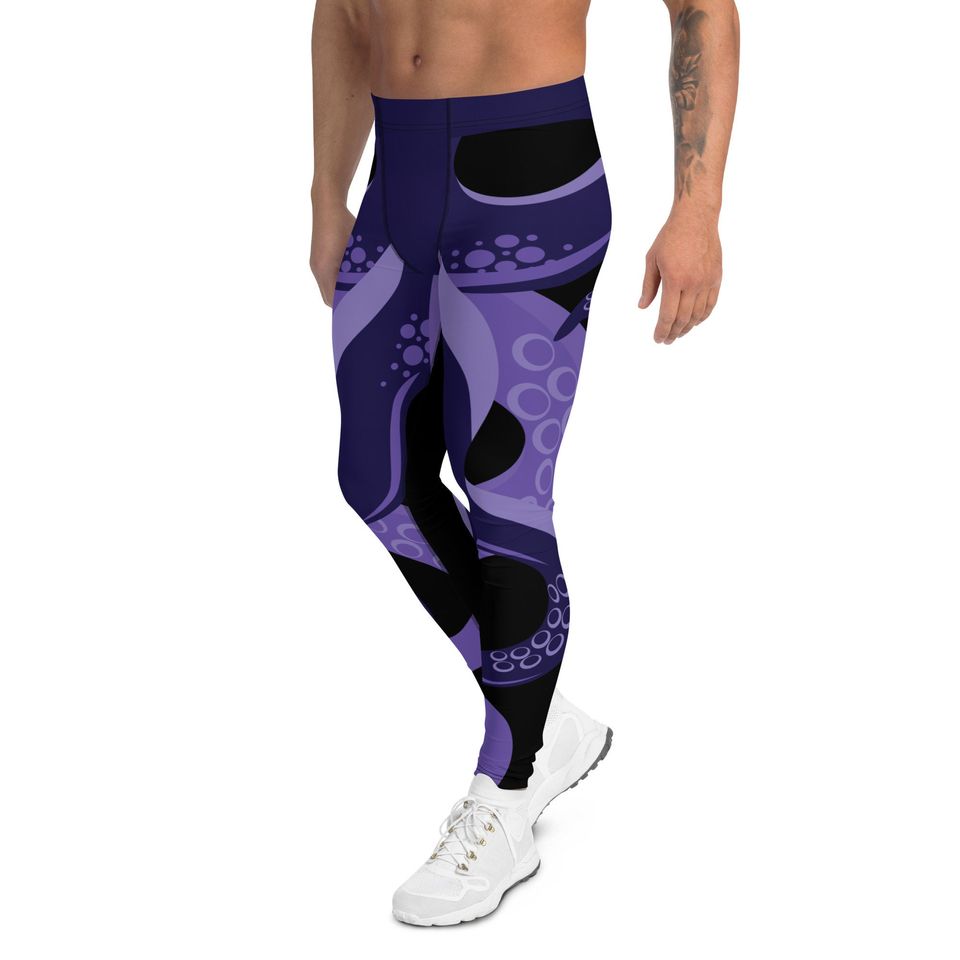 Villainous Sea Witch Running Costume Men's Leggings