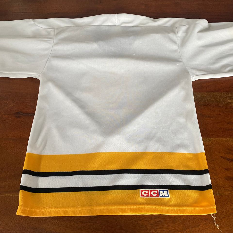 Vintage Boston Bruins Pooh Bear CCM Hockey Jersey