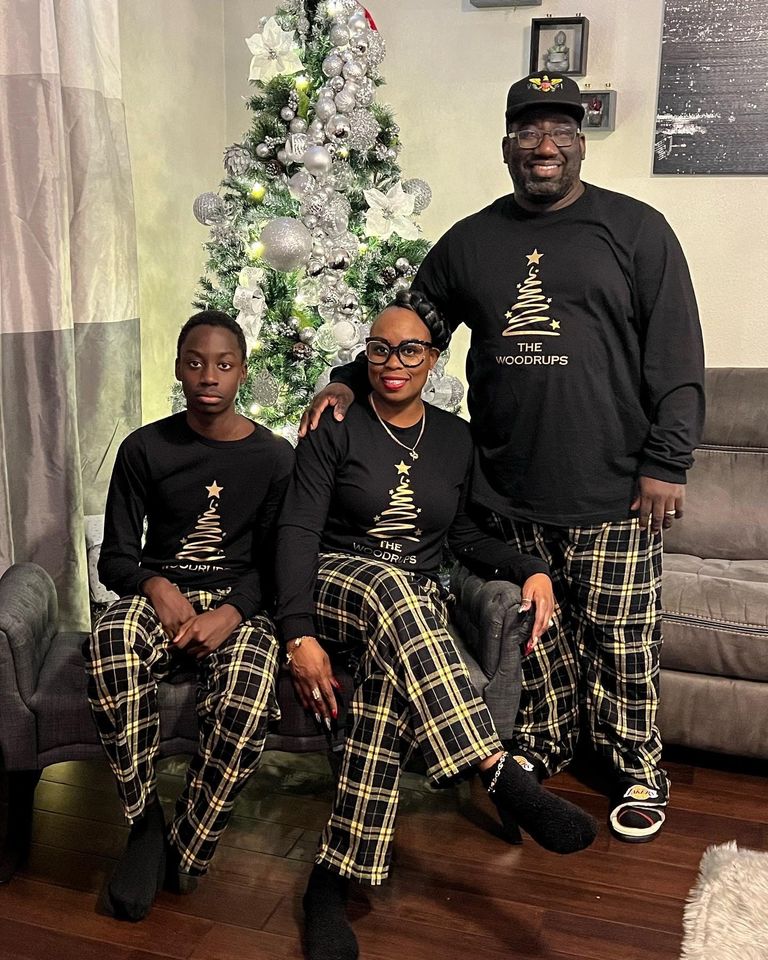 Christmas Tree Pajamas, Personalized Family Pajamas, Merry Christmas Matching Family Pajamas, Christmas Gift, Family Matching Sleepwear