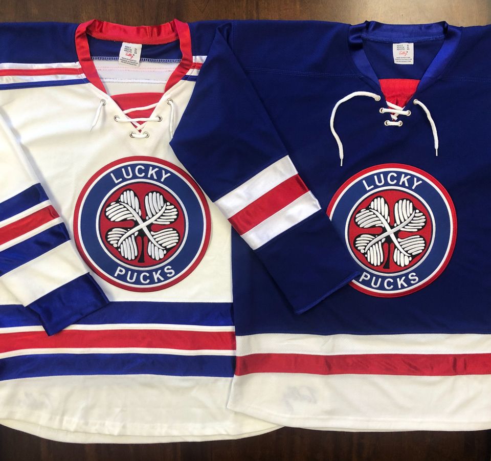 Lucky Pucks Hockey Jerseys - Order Any Quantity