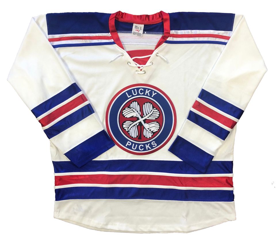 Lucky Pucks Hockey Jerseys - Order Any Quantity