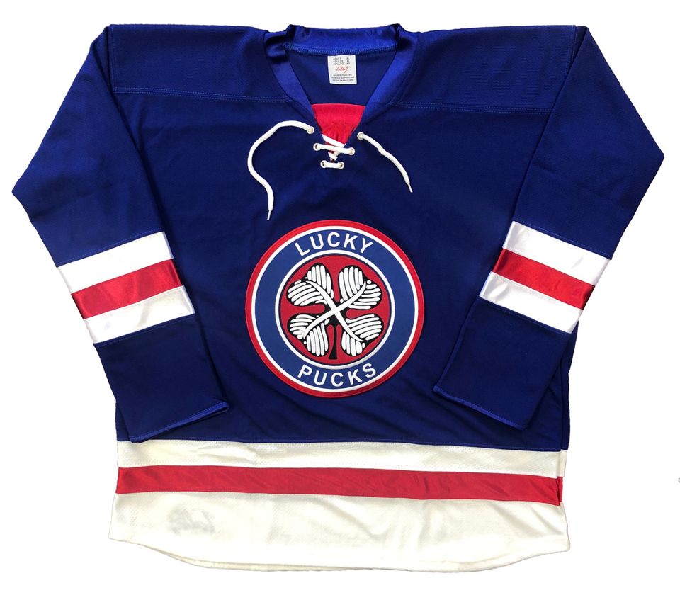 Lucky Pucks Hockey Jerseys - Order Any Quantity