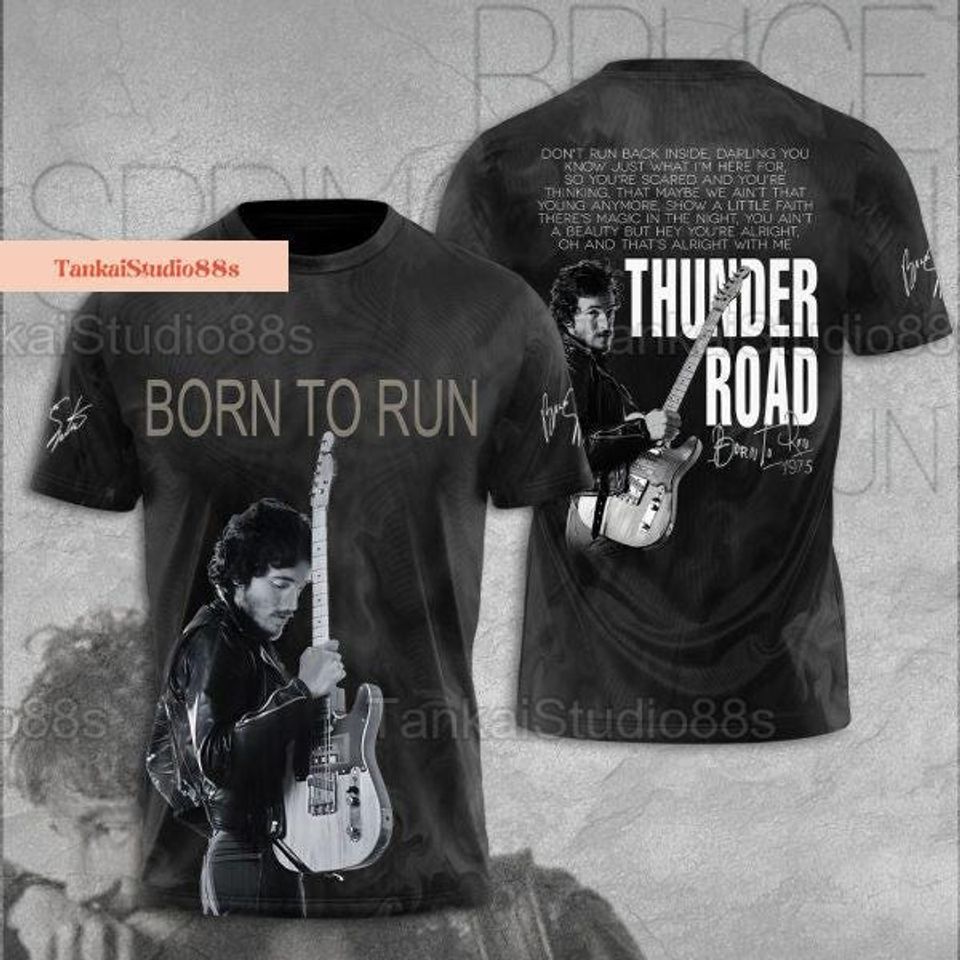 Bruce Springsteen 2024 Tour Shirt, Springsteen Tour Shirt, Born To Run Shirt, Springsteen Rock Music Trendy Shirt, 2024 Tour Shirt