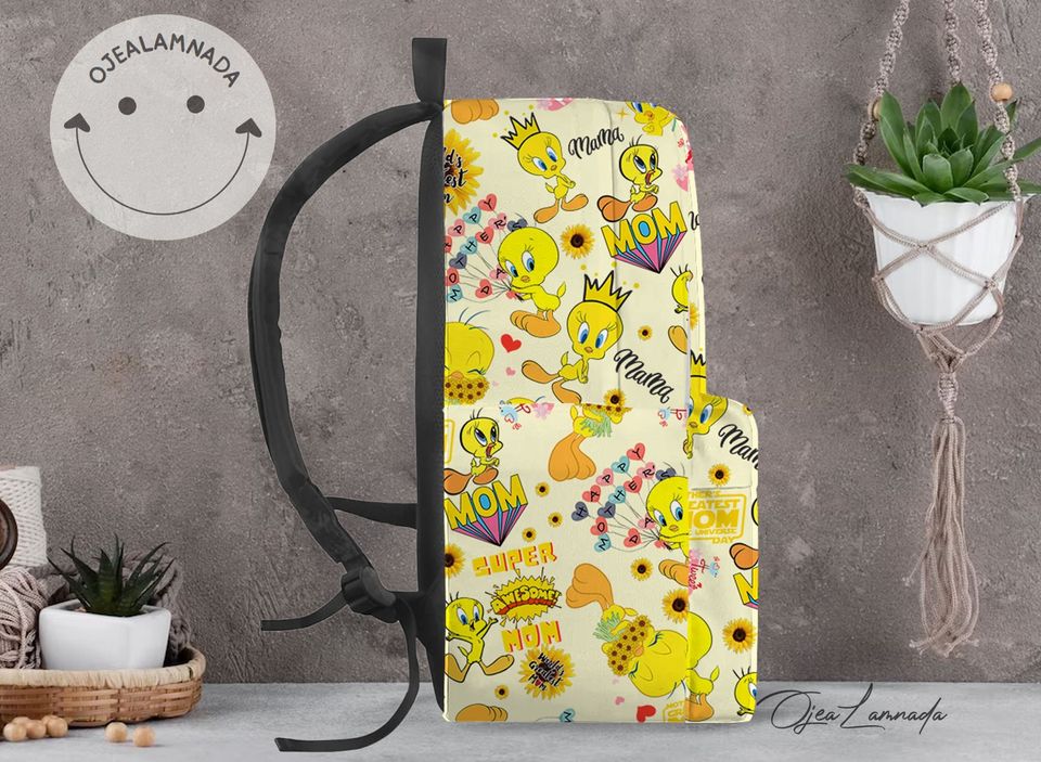 Tweety Bird Backpack, Tweety Bird Back to School Backpack, Kid School Backpack, Backpack Gift