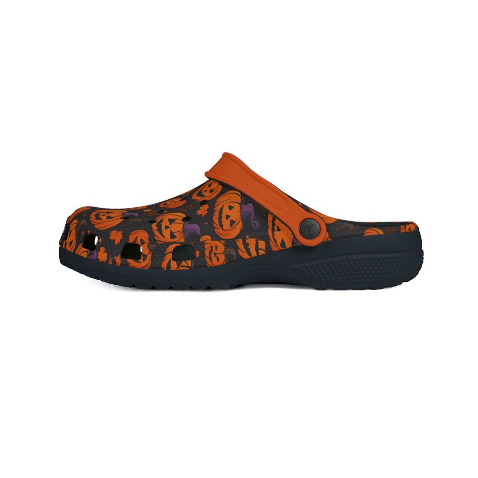 Jack o lantern halloween Foam Clogs