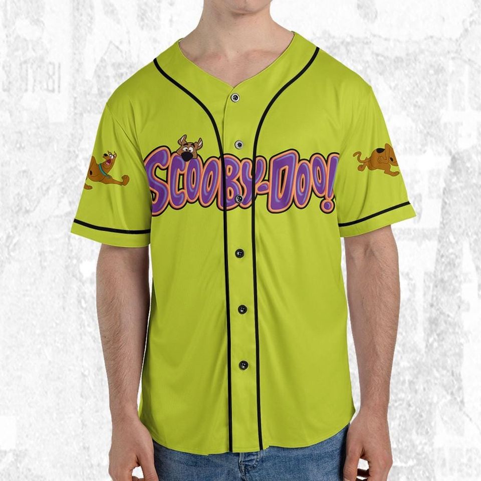 Personalize Scooby-Doo Funny Horizontal Symbol Text Green Color