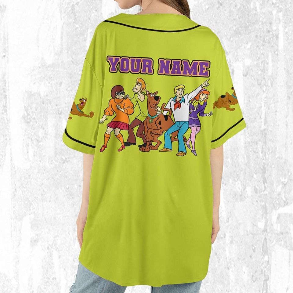 Personalize Scooby-Doo Funny Horizontal Symbol Text Green Color