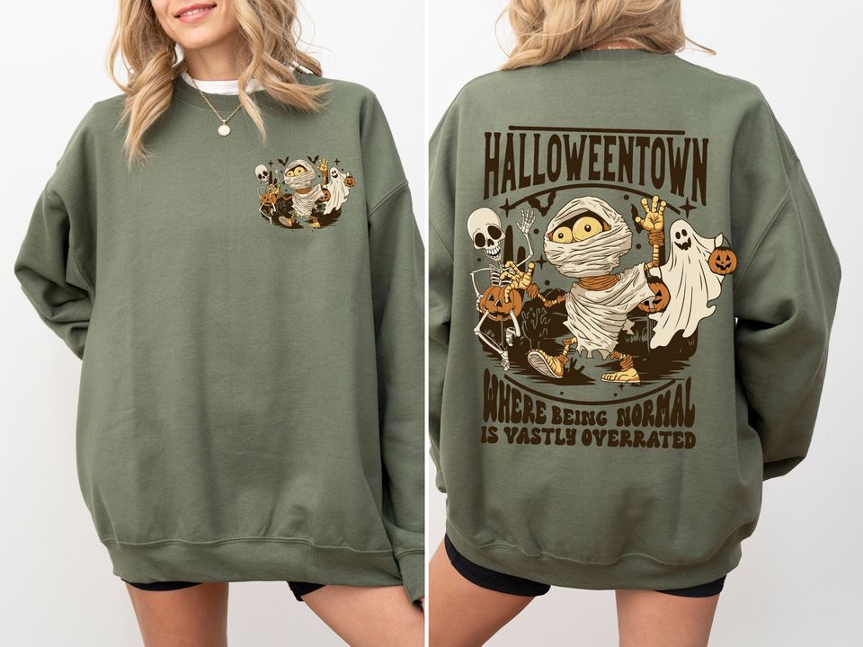 Halloweentown 1998 Back and Front Sweatshirt