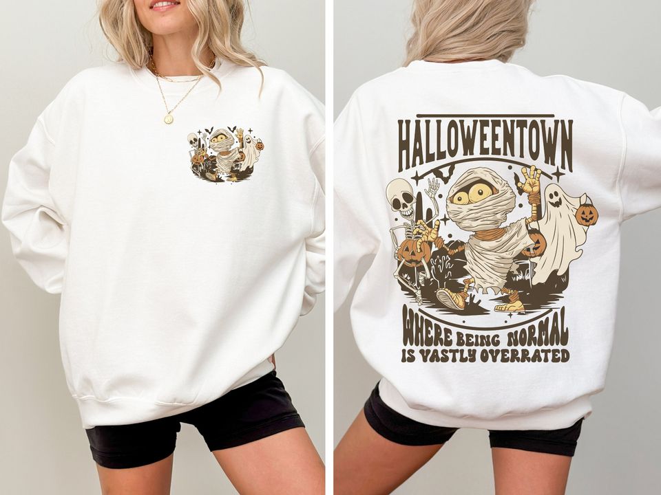 Halloweentown 1998 Back and Front Sweatshirt