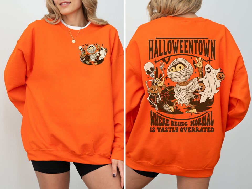 Halloweentown 1998 Back and Front Sweatshirt