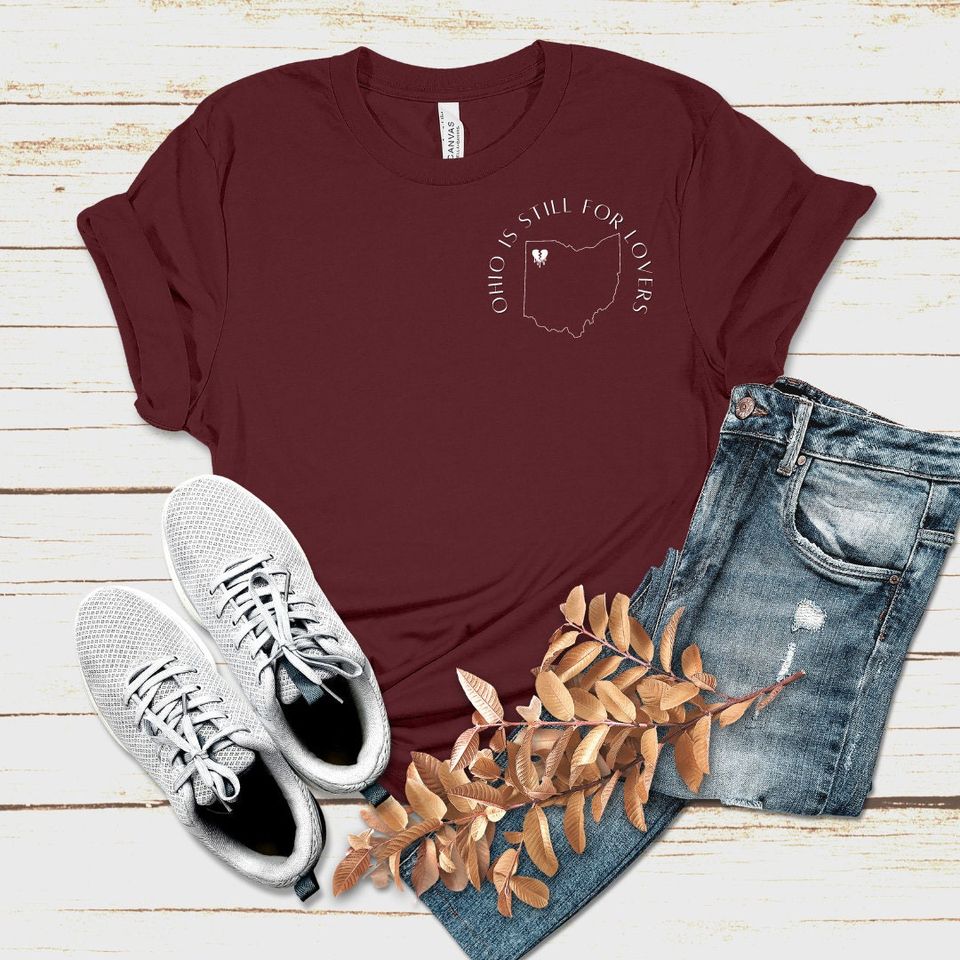 Cool Elder Emo Ohio Is Still For Lovers Tee Shirt , Double Sided Emo Shirt