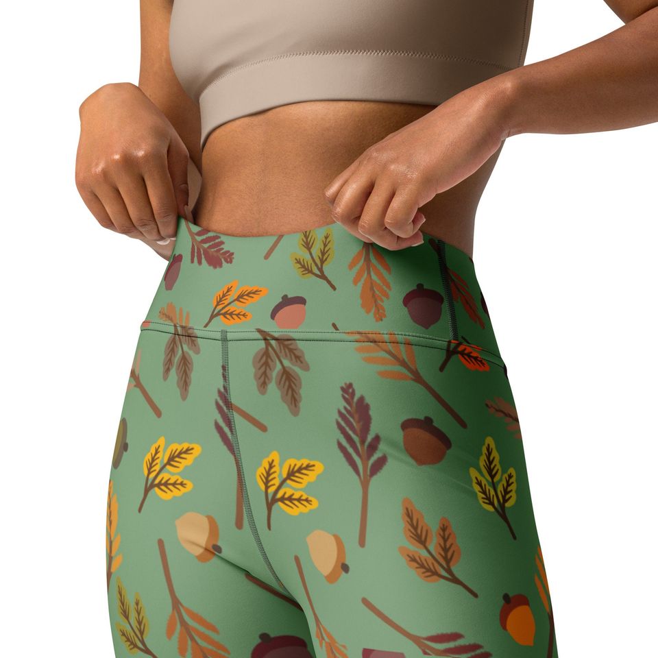 Autumn Holiday Fall Halloween Yoga Leggings