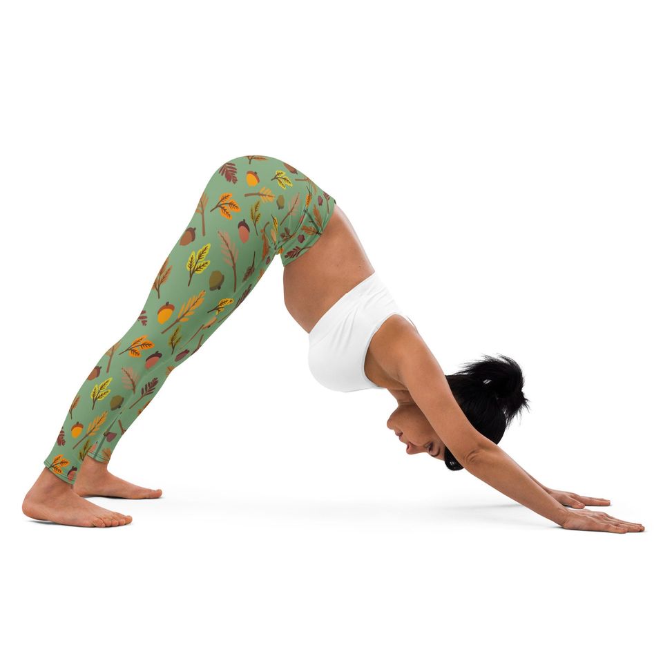 Autumn Holiday Fall Halloween Yoga Leggings