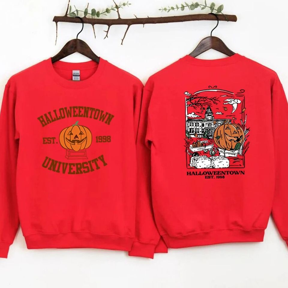 Vintage Halloweentown 1998 Sweatshirt 2 Side Print Halloweentown