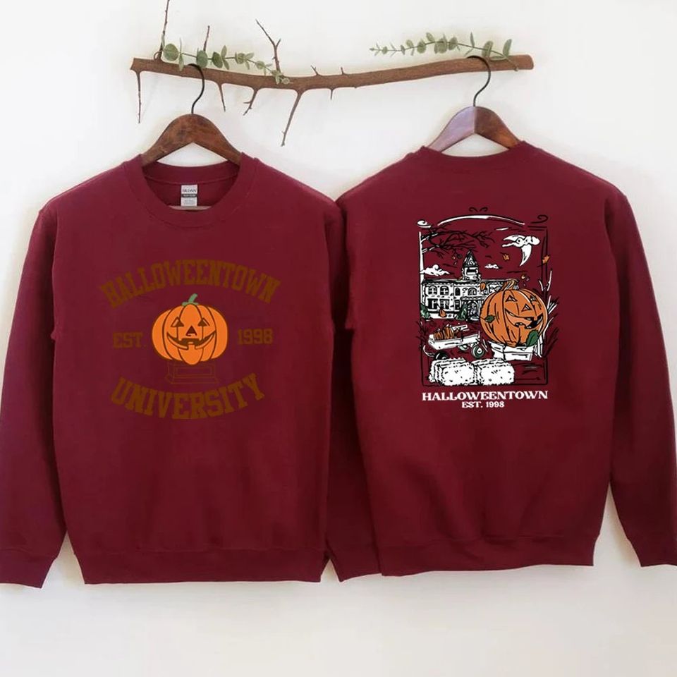 Vintage Halloweentown 1998 Sweatshirt 2 Side Print Halloweentown