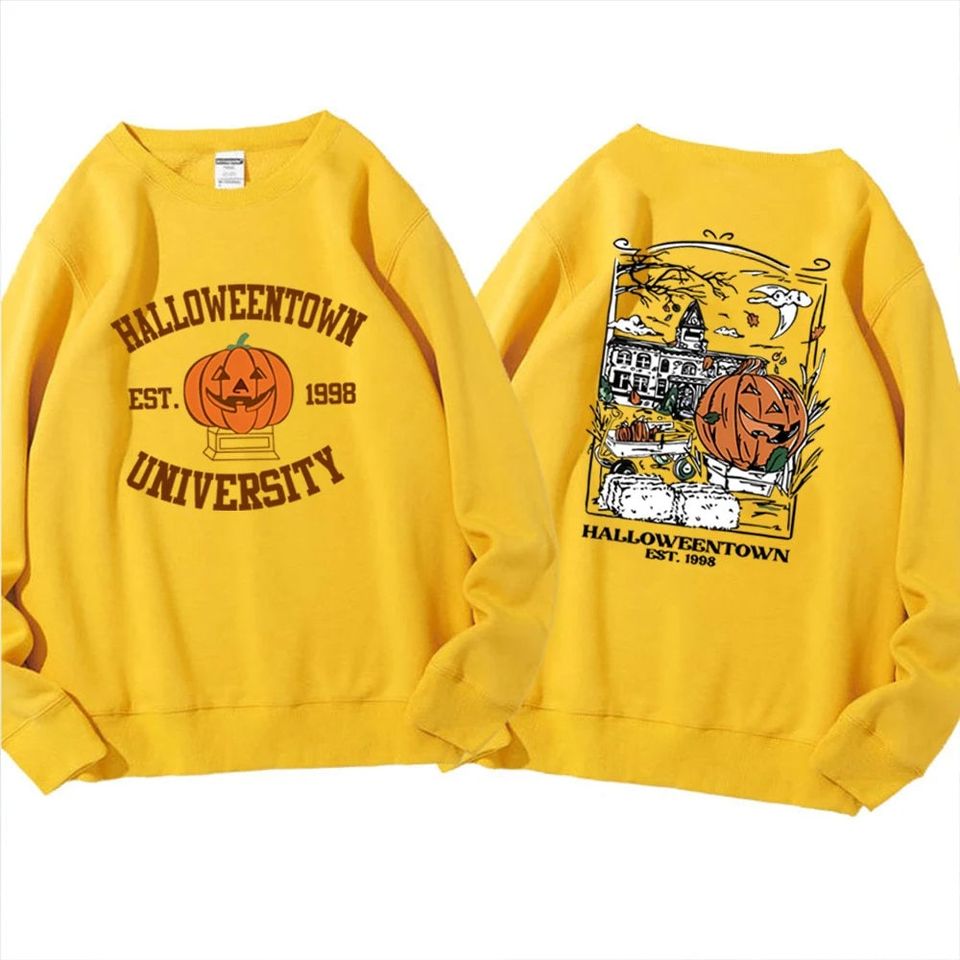 Vintage Halloweentown 1998 Sweatshirt 2 Side Print Halloweentown
