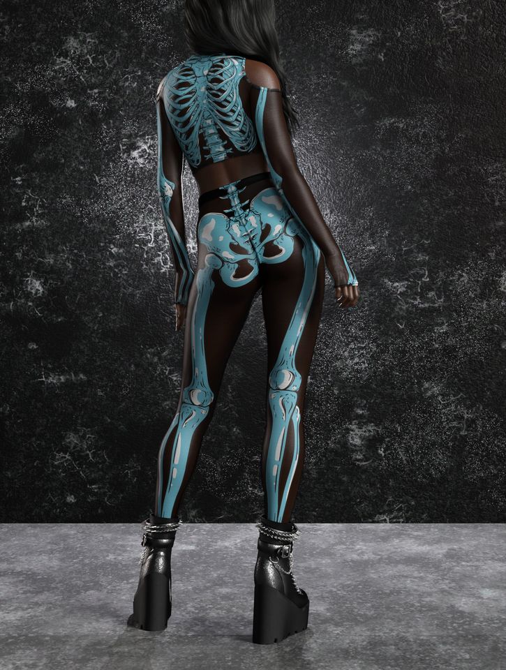 Skeleton Leggings Women, Mesh Halloween Leggings Women