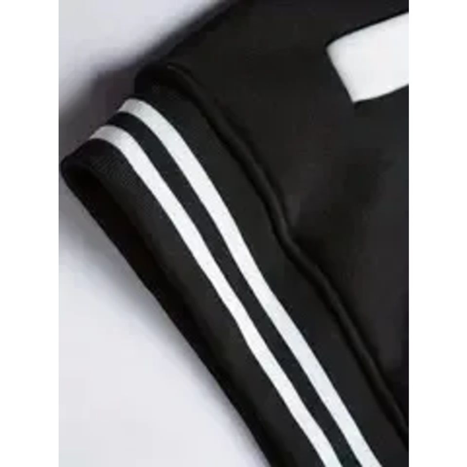 Men's Basketball Varsity Jacket - Color Block Button Up Spring/Fall Baseball Jacket