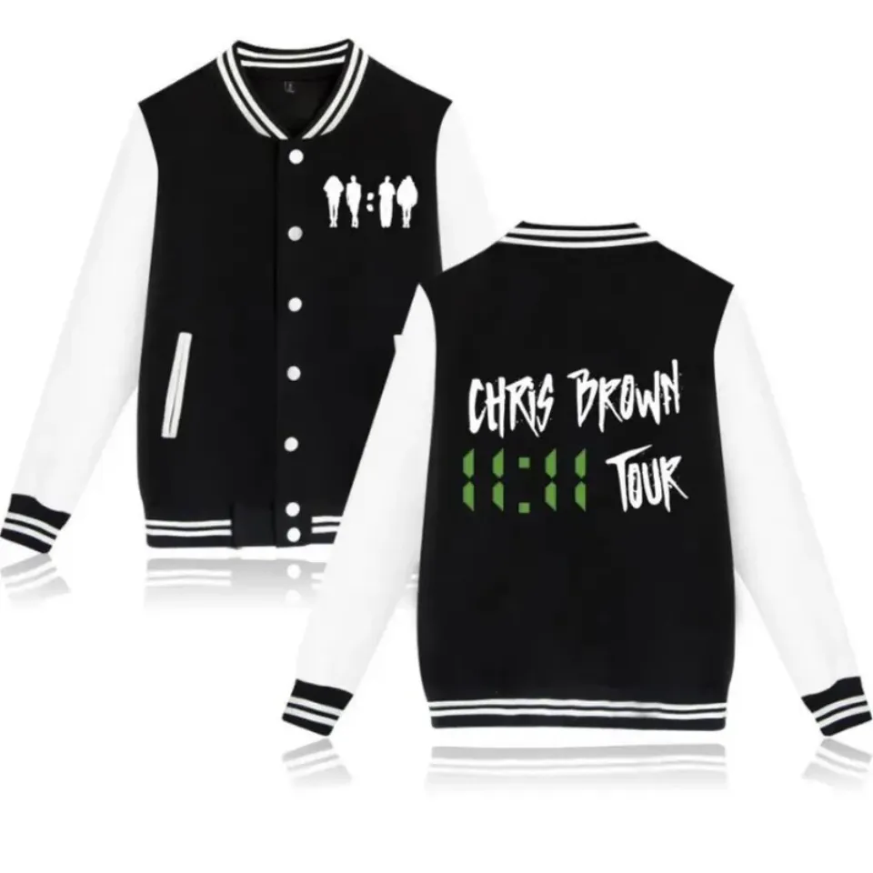 Chris Brown THE 11:11 TOUR Baseball Jacket
