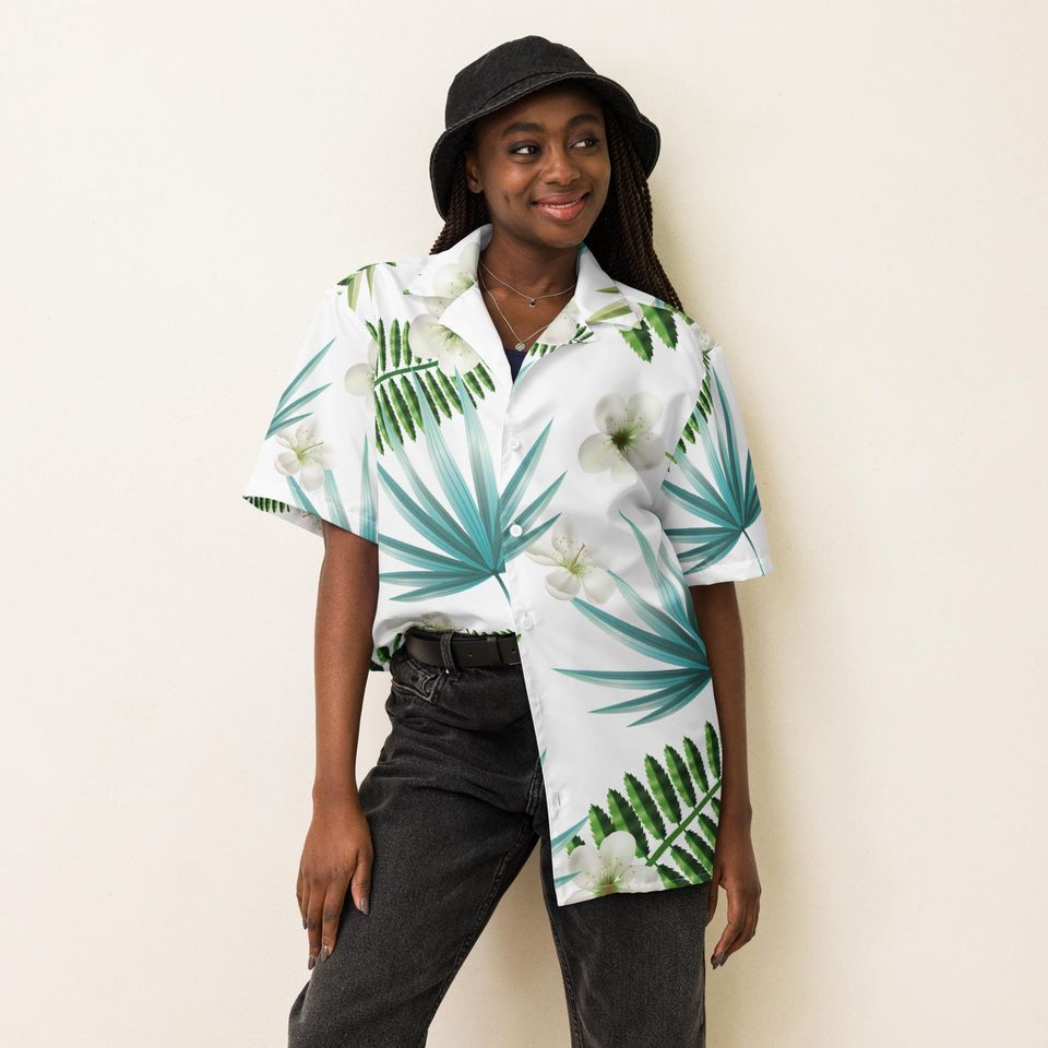 Hawaiian Shirt, Summer Gift, Button Up Shirt, Unisex Shirt