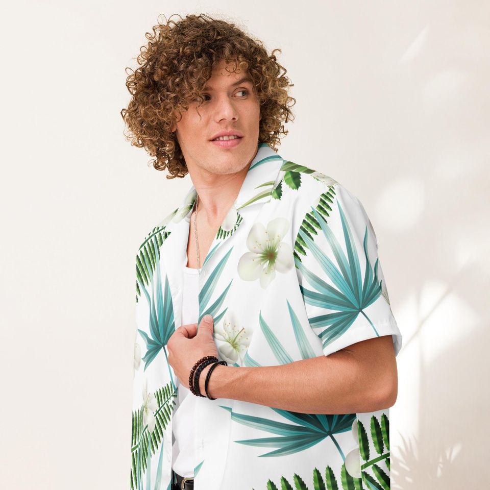 Hawaiian Shirt, Summer Gift, Button Up Shirt, Unisex Shirt