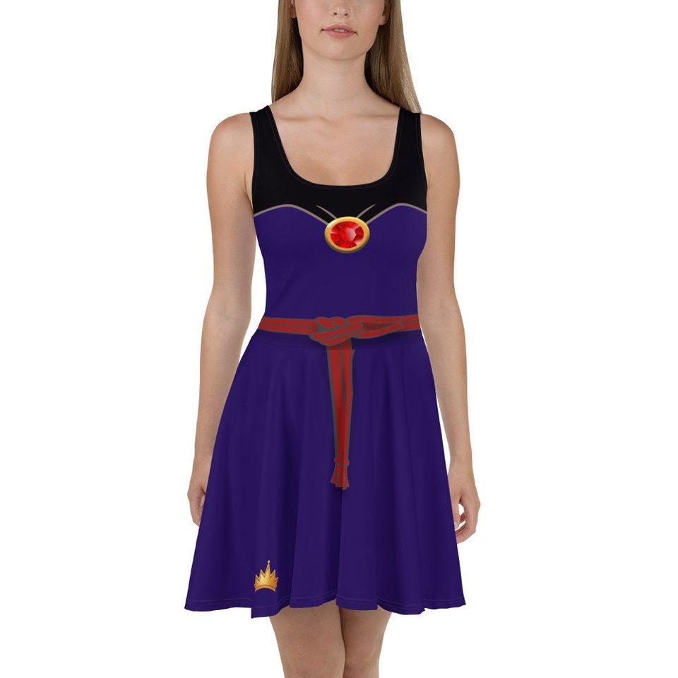 Evil Queen Inspired Skater Dress