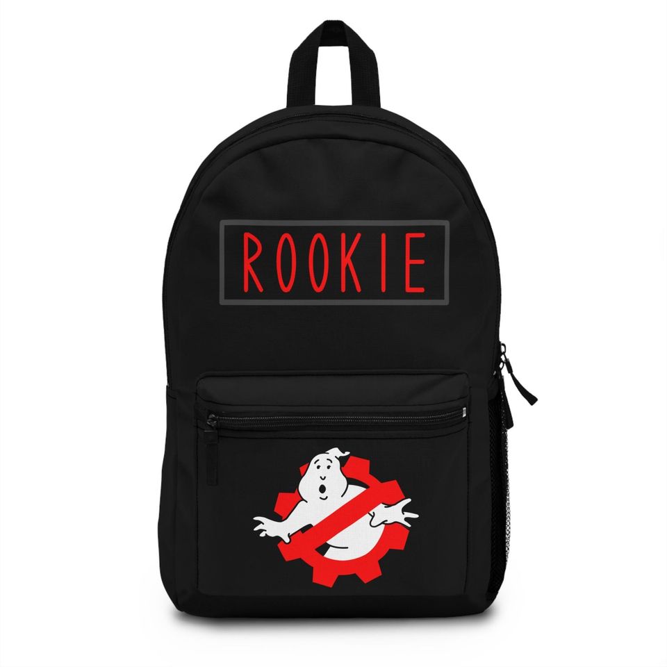 Ghostbusters Engineering Corps Personalized Backpack, Custom Name Bag, School Backpack, Kids Bag, Ghostbusters Fan Gift