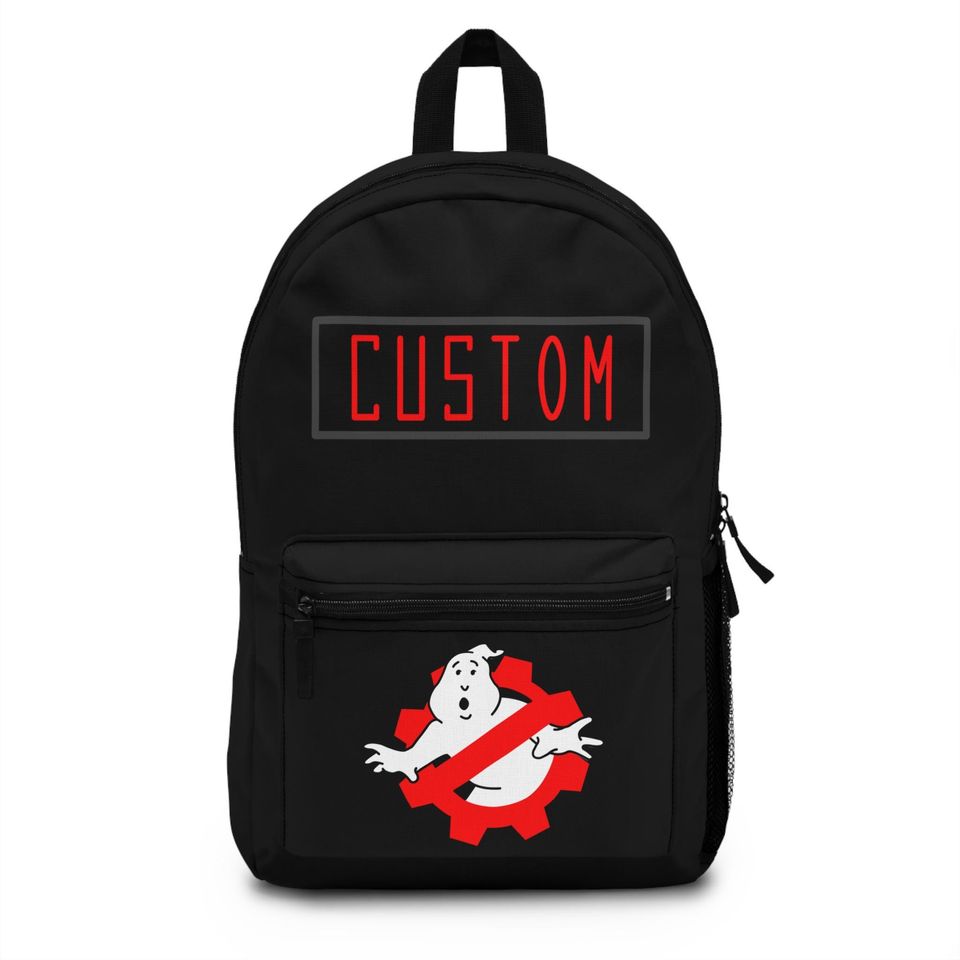 Ghostbusters Engineering Corps Personalized Backpack, Custom Name Bag, School Backpack, Kids Bag, Ghostbusters Fan Gift