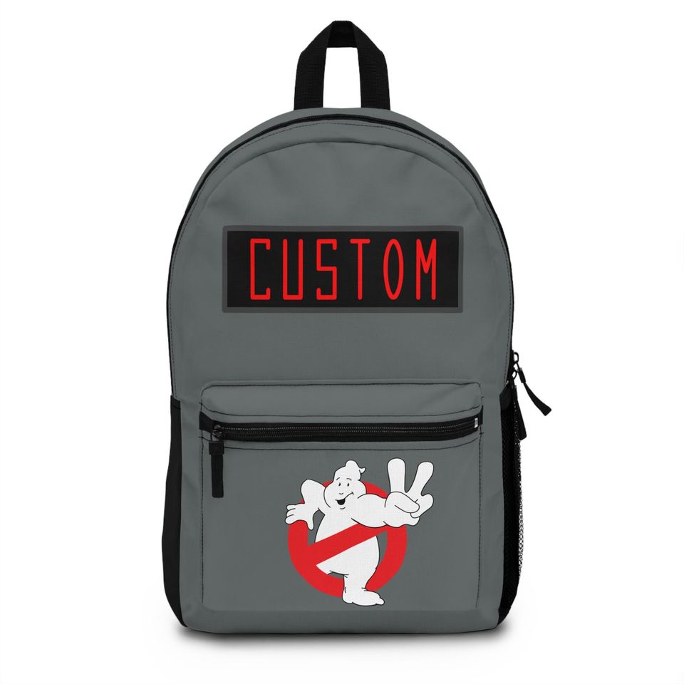 Ghostbusters 2 Personalized Backpack, Custom Name Bag, School Backpack, Kids Bag, Ghostbusters Fan Gift