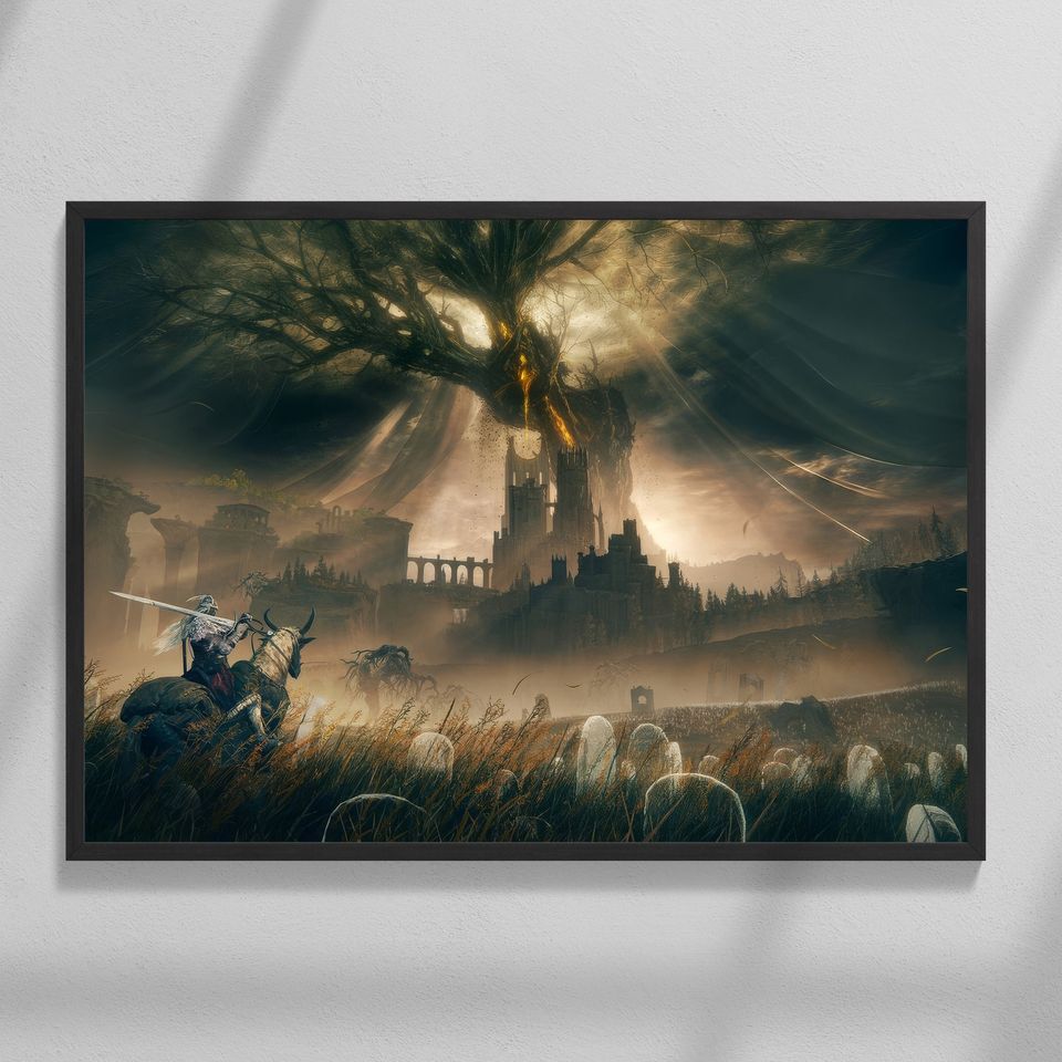 Elden Ring Erdtree Gaming Poster | Wall Art | Home Decor |  Gaming Poster
